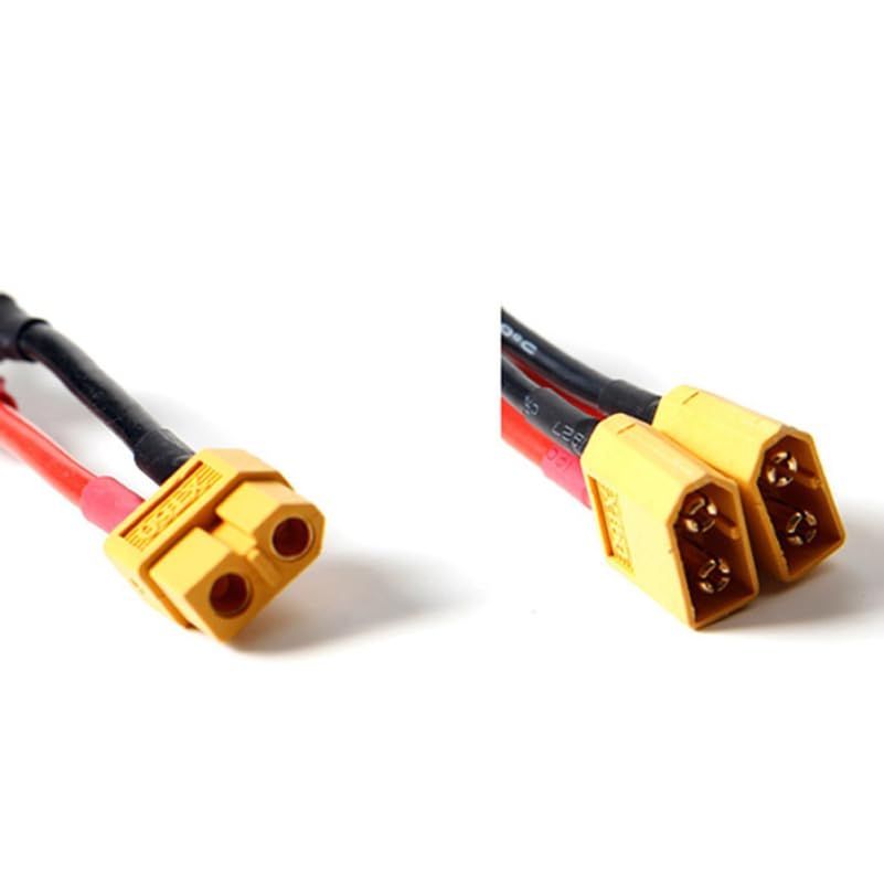 XT60 Parallel Connector Cable Dual Extension Y Splitter Harness for RC Drone FPV Battery Power Connection
