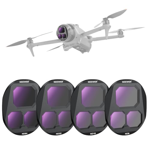 NEEWER 4 Pack ND Filter Set Compatible with DJI Mavic 4 Pro - size: Mavic 4 Pro, style: 4 Pack ND