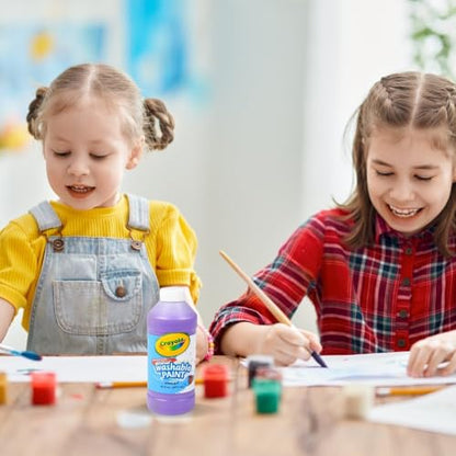 Crayola Washable Paint, Violet, 16oz - color: Violet