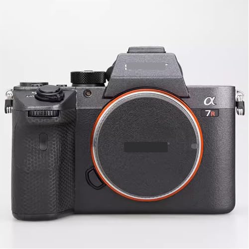 Camera Skin for Sony A7RIV A7R IV Anti-Scratch Vinyl Wrap Cartoon Film Body Protector Coat Photography Accessories Sticker(Deep Grey+Frosted Black) - color: Deep Grey+Frosted Black