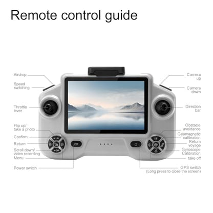 YL059 GPS Drone with 4K Camera for Adult EIS, 5G Drone with 4.3" HD Screen - color: Grey