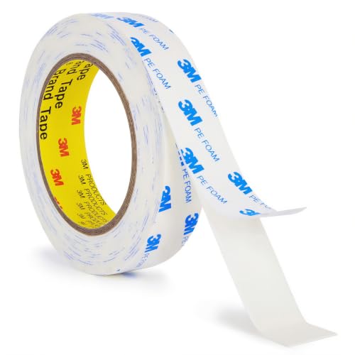 3M Double Sided Tape 1"×16.5Ft, Mounting Tape Heavy Duty No Residue - size: 1in x 16.5ft