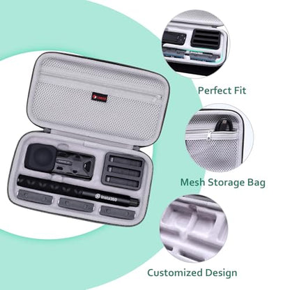 XANAD Hard Case for Insta360 X5 / X4 / X4 Air /X3 / X2 Action Camera,Grey - color: Grey