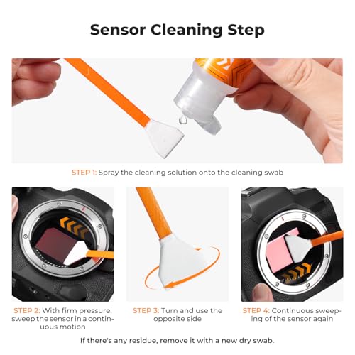 K&F CONCEPT 25 in 1 Camera Pro Cleaning Kit, APS-C Lens and Sensor Cleaner - size: 16mm