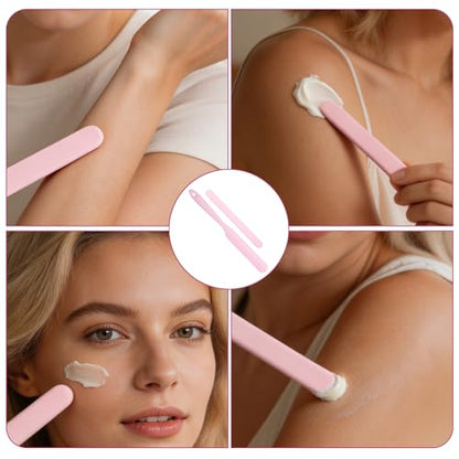4 PCS Non-Stick Wax Spatulas Set, Silicone Wax Applicator