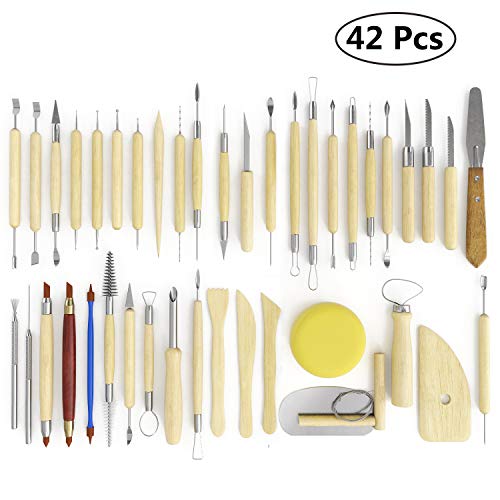 S & E TEACHER'S EDITION 42 Pcs Polymer Clay Tools - size: 42 PCS