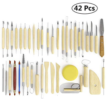 S & E TEACHER'S EDITION 42 Pcs Polymer Clay Tools - size: 42 PCS