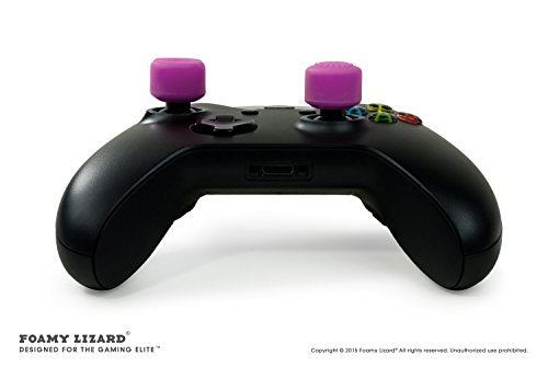 Foamy Lizard AceShot Raised Thumb Grips for Xbox One & Steamdeck, Purple - color: Purple