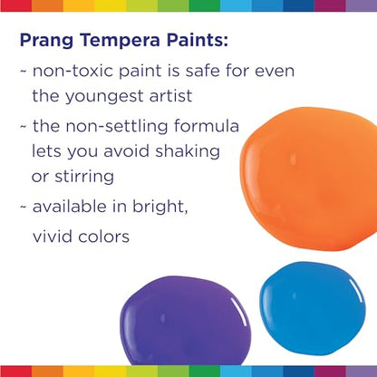 Prang Ready-to-Use Tempera Paint, Red, 1 Gal., 1 Count - color: Red, size: 1 Count (Pack of 1)