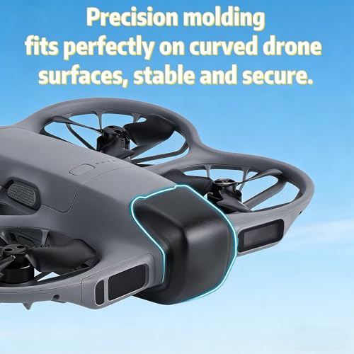 2-Pack Lens Cover for DJI Neo 2 Gimbal Protector Snap Caps - Scratch-Resistant, Crystal Clear PC Cover for Original Case Storage