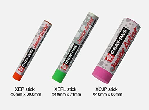 SAKURA Cray-Pas Junior Artist Oil Pastel Set, 50 Sticks - style: 50 Count (Pack of 1)