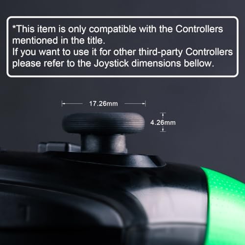 Skull & Co. Skin, CQC and FPS Thumb Grip Set Joystick Cap Analog Stick Cap for Nintendo Switch Pro Controller & PS4 / Slim/Pro Controller- Neon Green, 3 Pairs(6pcs) - color: Neon Green, size: Concave-6pcs