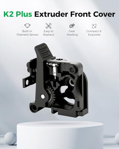 Creality Official K2 Plus Extruder Front Cover, Support 1.75mm Filament, Extruder Part Replacement for 3D Printer K2 Plus Combo, K2 Pro, K2 - style: For K2/K2Pro/K2Plus - Front Cover