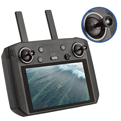 Ultimaxx Aluminum Thumb Rocker Joysticks for Mavic 3/Mini 2/Mavic Air 2/Air 2S/Mavic 2 for Smart Remote Controller (Black 2PK)