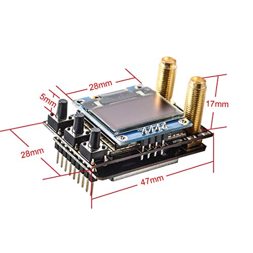 AKK Diversity RX 5.8G 80CH FPV Receiver Module Built-in Low Power Buzzer SMA Female Diversity Receiver with Two RX Modules Compatible with FatShark Goggles