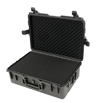 Portable Hard Case,with DIY Foam,Large,18.4x 12.6 x 6.3 inch - size: Large