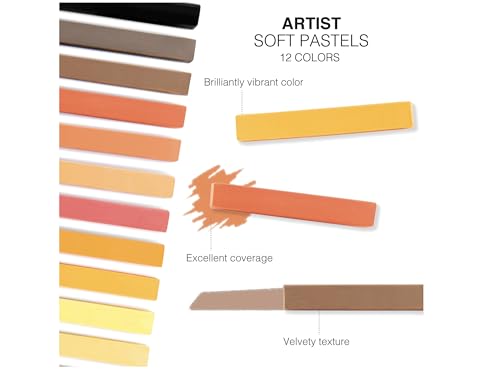 Soft Pastels 12/Pkg, Earthtone - color: Earth