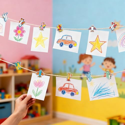 MAYJOYDIY 24Pcs 12 Styles Airplane Acrylic Chip Clips Commercial Airliner Bag Sealer Sealing Closures Colorful Aircraft Propeller Airplane Bag Clips for Food Storage Airtight Seal Grip - color: Airplane