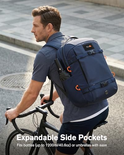Tolaccea 30L Travel Laptop Backpack TSA Carry-On for Business Trips Commute - color: Navy
