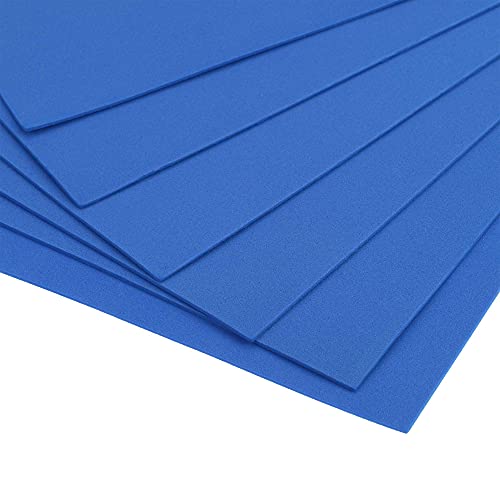uxcell Dark Blue EVA Foam Sheets 11 x 8 inch 1.7mm Thickness for Crafts DIY Projects, 12 Pcs - color: Dark Blue