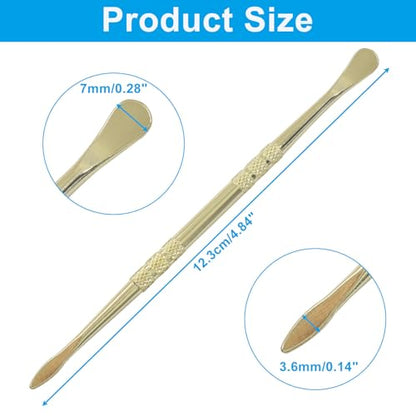 OSVJE 3 Pack Stainless Steel Wax Carving Tools, Golden/Silver/Rainbow - color: Golden/Silver/Rainbow