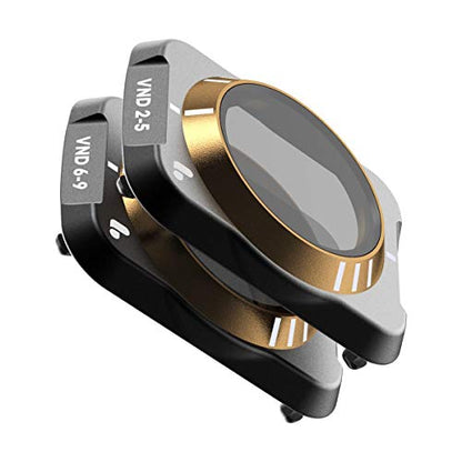 PolarPro - DJI Mavic Air 2 VND - Combo Filter Set 2-5 - Stops - 6-9 Stops - Drone Filters - Variable Natural Density - Cinema Series - Lightweight Aluminum Frame Design