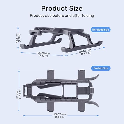 STARTRC Landing Gear for DJI Mavic 4 Pro Accessories, Foldable Extended Quick Release Drone Protector for DJI Mavic 4 Pro Fly More Combo