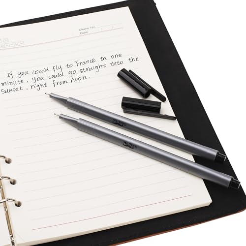 Mr. Pen- Black Fineliner Pens, 18 Pack, 0.4mm Fine Point - color: Black, size: 18 Pack