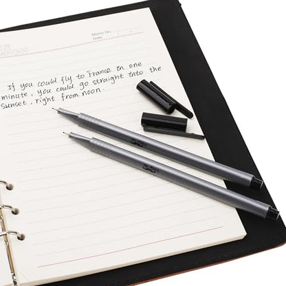 Mr. Pen- Black Fineliner Pens, 18 Pack, 0.4mm Fine Point - color: Black, size: 18 Pack