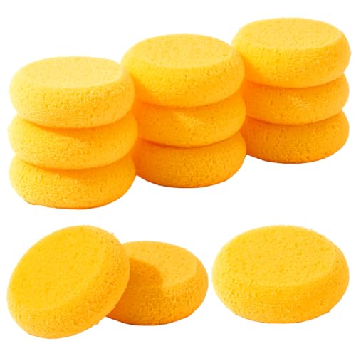 12Pcs Pottery Sponges, Round Clay Sponge, Elasticity, Soft