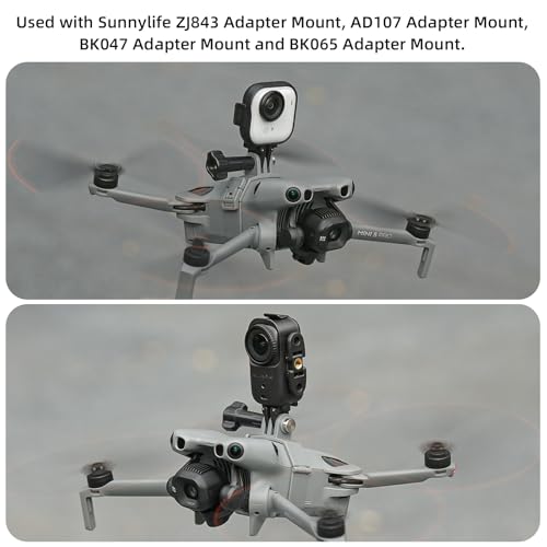 Action Camera Mount Holder for DJI Mini 5 Pro, Camera Mount Top Carry Extension Bracket with 1/4 Screw Tripod Mount Adapter for Mini 5 Pro Accessories (Mounting Bracket) - color: Mounting Bracket