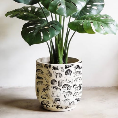 EVERJOYCRAFT 4pcs Underglaze Transfers for Pottery Animals Ceramic Decal - color: Forest Animals