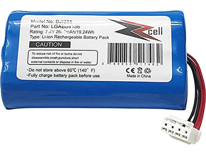 ZZcell® Battery Replacement for DJI LGABB4186, RC03012, Phantom 3 Standard, Phantom 3 4K GL358WB Remote Control 7.4V 2600mAh