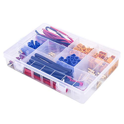 Readytosky XT60/XT90/EC3/EC5/T-Plug Male&Female Connector Adapters Kit