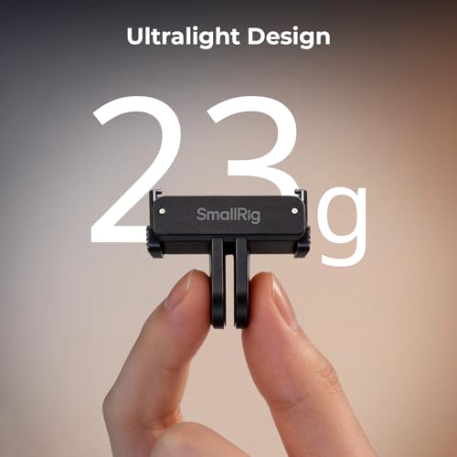 SmallRig Action 6 / Nano Magnetic Quick-Release Adapter Mount - style: Combo (1/4"-20 Threaded Hole + 2-Prong Mount)