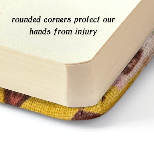5" x 5" Hardcover Sketch Book,58 Sheets Small Mixed Media Pocket Sketch Pad - color: 150gsm Cloth-fruit pit