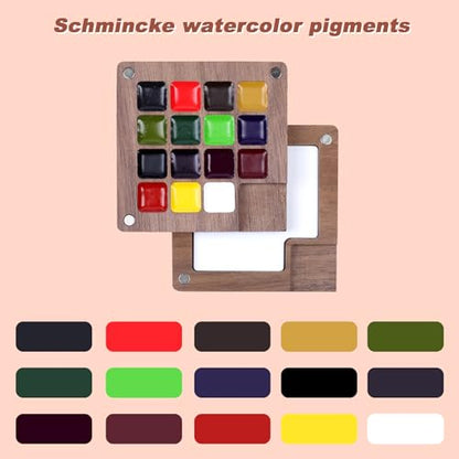Mini Watercolor Paint Set, 15 Colors Pigments - color: 15 Colors