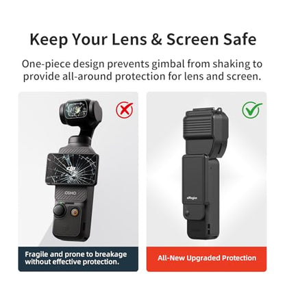 Gimbal Protector for DJI Osmo Pocket 4, Gimbal Cover Protective Hard Case Accessories for DJI Osmo Pocket 4, One-piece Flip, Anti-Scratch, Drop-Proof