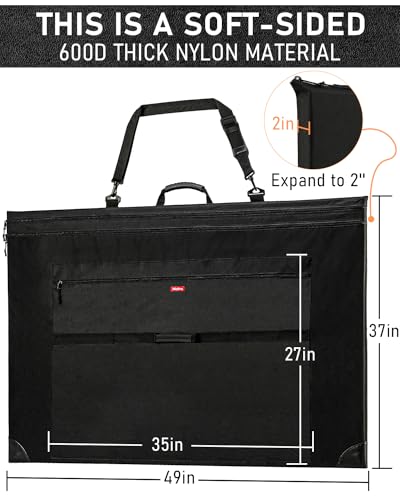 Nicpro Light Weight Art Portfolio Bag, 36x48 Extra Large Art Portfolio Case - size: 36 x 48 inches