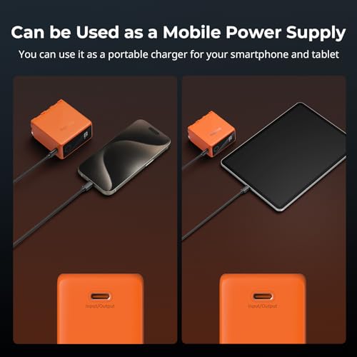 SMALLRIG NP-F970 USB-C Battery, 10500mAh 3.5H Fast Charged NPF Battery - color: Orange