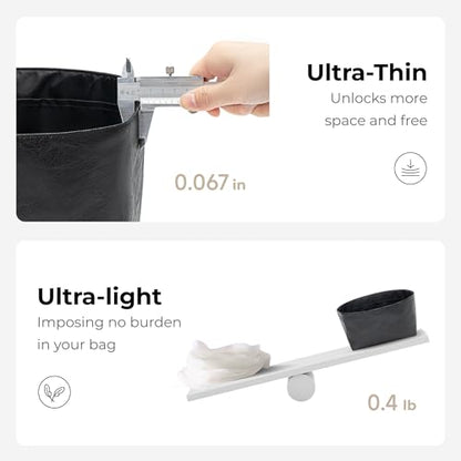 Purse Organizer Compatible with Le-Pliage Energy L Backpack - color: Matte Black, size: Fits Energy L Backpack