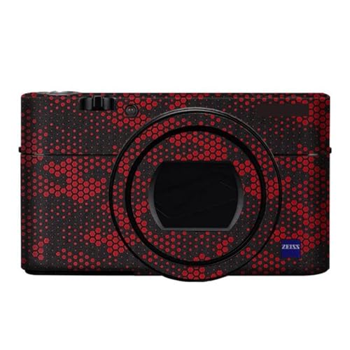 Anti-Scratch Camera Cover Skin Sticker for Sony RX100VI RX100VII Camera Protector Film Skin Decals RX100M6 RX100M7(Mamba Red) - color: Mamba Red