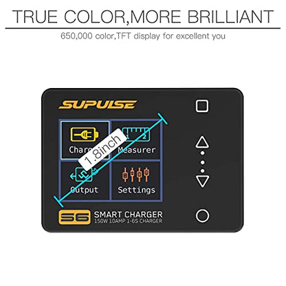 SUPULSE Lipo Battery Charger 150W/10A for 1-6S LiPo/LiHv/Lion/Life