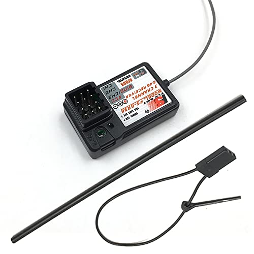 Flysky FS-GT3B Rc Transmitter & FS-GR3E Receiver, 2.4Ghz 3 Channel Rc Car Remote Controller and Receiver