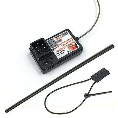 Flysky FS-GT3B Rc Transmitter & FS-GR3E Receiver, 2.4Ghz 3 Channel Rc Car Remote Controller and Receiver