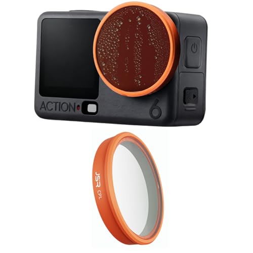 Coyktonty Osmo Action 6 Filter,Lens Filter Set for DJI Osmo Action 6 Camera,Waterproof, Oil-Resistant, Easy to Install (CPL) - color: CPL