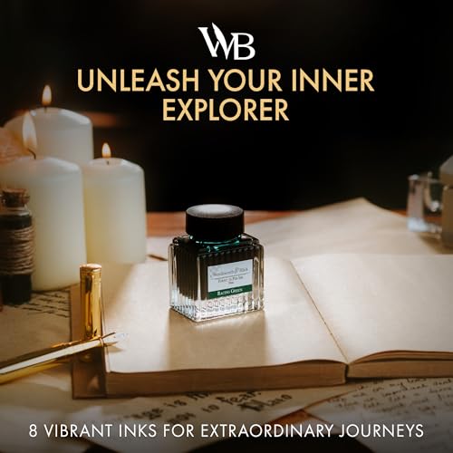 Wordsworth & Black Fountain Pen Ink Bottle, 30ml, Green, Smooth - color: Green