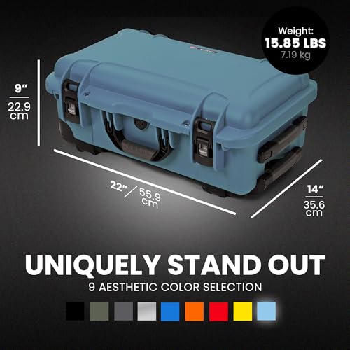 NANUK 935 Pro Photo Kit Camera Case, Waterproof Wheeled Hard Case, Carry-On