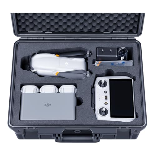 Lykus Titan MA310 Hard Case for DJI Air 3S/3 and DJI RC2/RC-N3 - color: Black