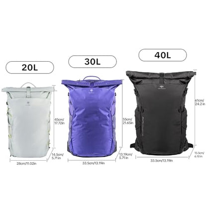 PGYTECH OnePro Ultralight Camera Backpack 30L with 16" Laptop Sleeve - color: Space Black, size: 30L